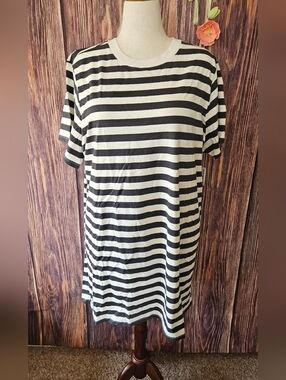 NWT Old Navy Striped T-Shirt Mini Dress Plus Size 2X